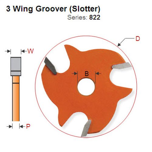 4.8mm Pemium Quality Carbide Tipped Groover (Slotter) 822.348.11