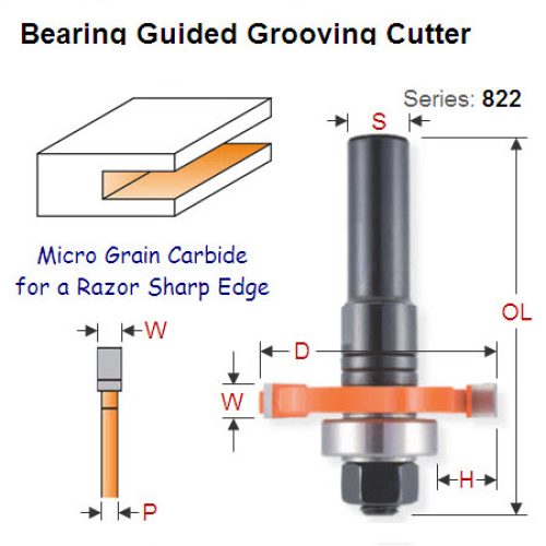 Premium Quality Grooving (Slot) Cutter Bit 822.348.11B