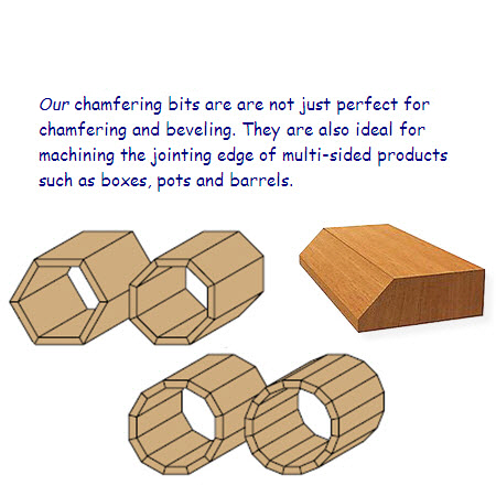 45 degree Premium Quality Chamfering Bit 836.420.11