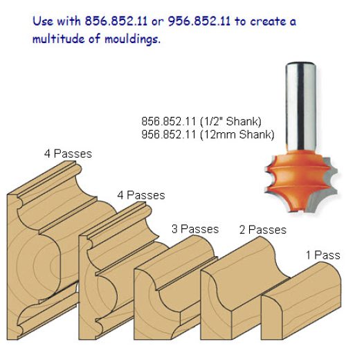 Premium Quality Multi-profiling Moulding System Bit 956.851.11
