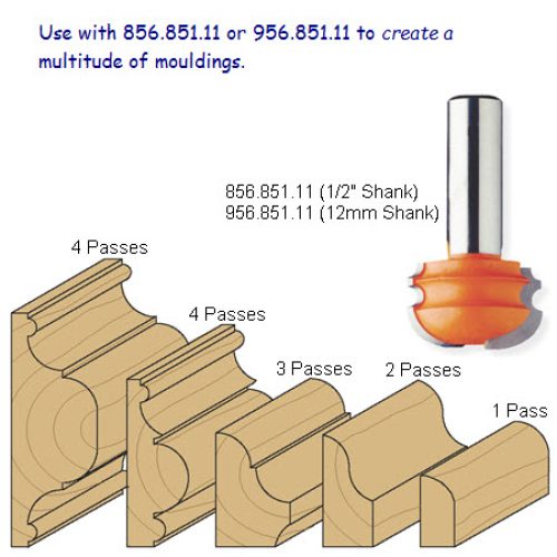 Premium Quality Multi-profiling Moulding System Bit 856.852.11