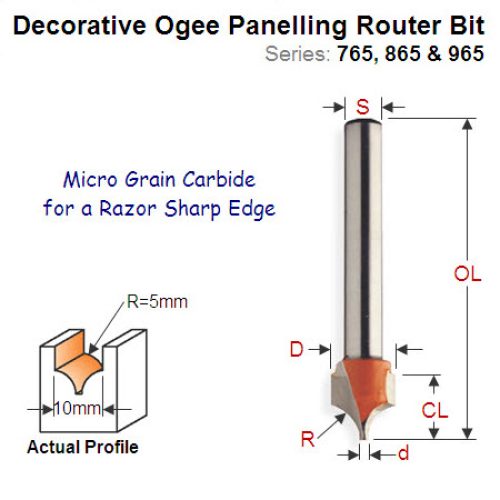 Premium Quality Decorative Ogee Bit 865.402.11