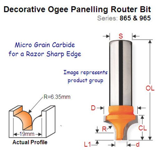 Premium Quality Decorative Ogee Bit 865.903.11
