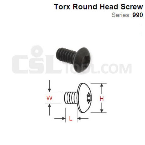 Torx Round Head Screw 990.075.00