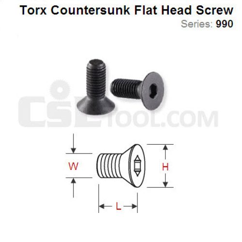 Hex Countersunk Flat Head Screw 990.083.00
