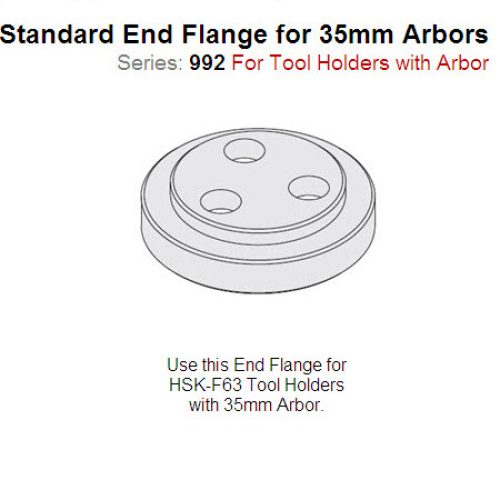 Steel Flange for Arbors 992.560.35M
