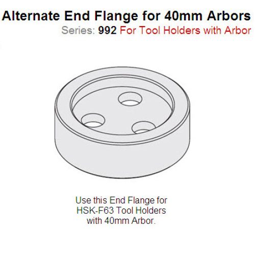 Steel Flange for Arbors 992.560.40F